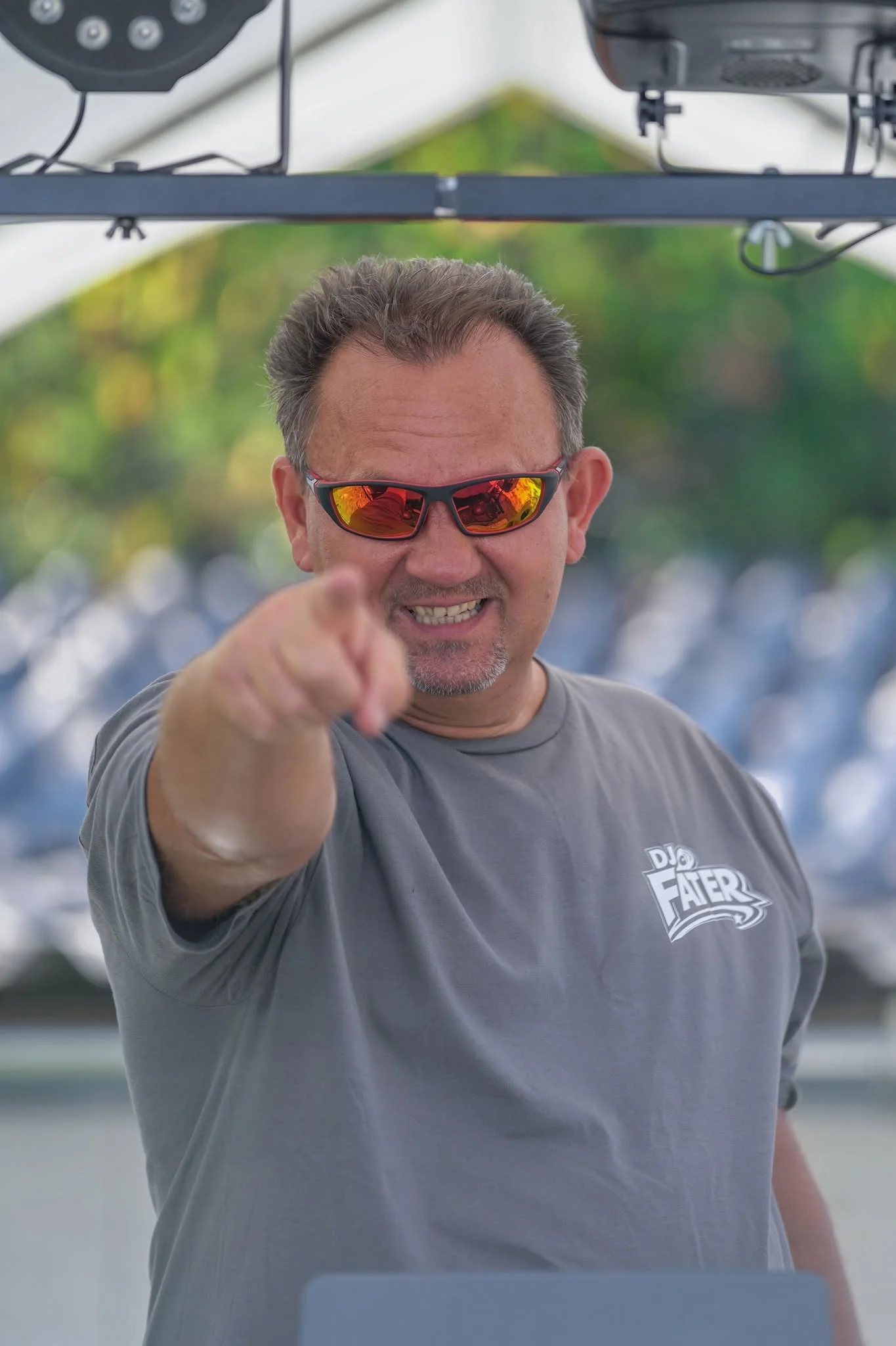DJ Fater a szervező által átadott fellépőfotón